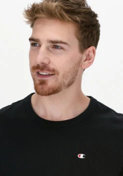 Schwarze Champion T-shirt Small C Logo T-shirt -Selected Homme Verkäufe 204016 3