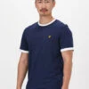 Blaue Lyle & Scott T-shirt Ringer T-shirt