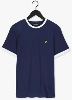 Blaue Lyle & Scott T-shirt Ringer T-shirt -Selected Homme Verkäufe 206677 5
