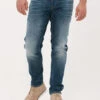 Dunkelblau Pme Legend Slim Fit Jeans Xv Denim Blue Green Denim -Selected Homme Verkäufe 208487 1