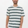 Nicht-gerade Weiss Woodbird T-shirt Soma Stripe Tee -Selected Homme Verkäufe 209202 1