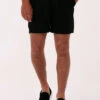 Schwarze Plain Kurze Hose Turi Shorts 913
