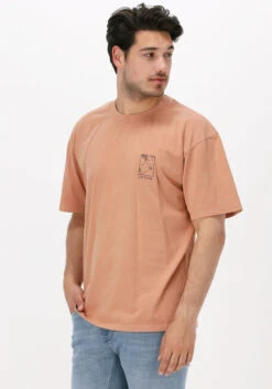 Orangene Edwin T-shirt Kissu Chest Natural Ts