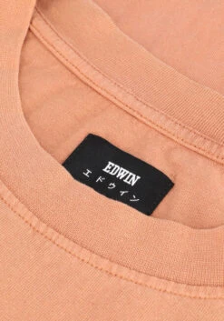 Orangene Edwin T-shirt Kissu Chest Natural Ts -Selected Homme Verkäufe 212800 6