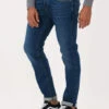 Blaue Scotch & Soda Slim Fit Jeans Essentials Ralston In Organic Cotton - Classic Blue -Selected Homme Verkäufe 213093 1
