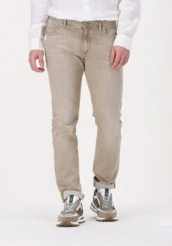 Beige Alberto Slim Fit Jeans Slim