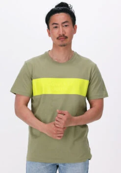 Selected Homme Verkäufe 12 Olive Calvin Klein T-shirt Blocking Institutional Tee