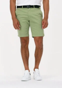 Selected Homme Verkäufe 29 Grüne Calvin Klein Kurze Hose Garment Dye Belted Shorts