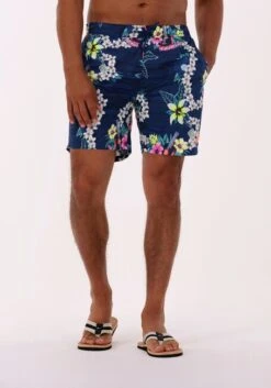 Blaue Scotch & Soda Recycled Polyester Printed Swimshort