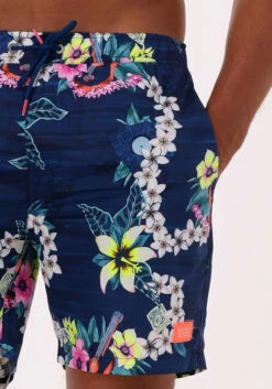 Blaue Scotch & Soda Recycled Polyester Printed Swimshort -Selected Homme Verkäufe 215088 3