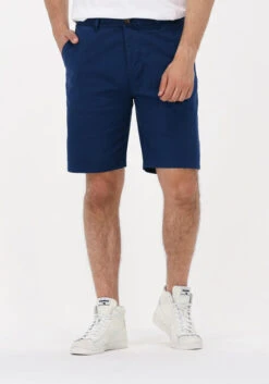 Dunkelblau Scotch & Soda Kurze Hose Stuart Garment-dyed Pima Cotton-blend Short