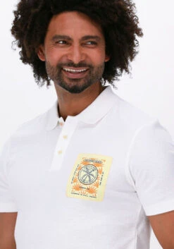 Weiße Scotch & Soda Polo-shirt Toweling Polo Contains Organic Cotton -Selected Homme Verkäufe 216995 3