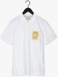 Weiße Scotch & Soda Polo-shirt Toweling Polo Contains Organic Cotton -Selected Homme Verkäufe 216995 5