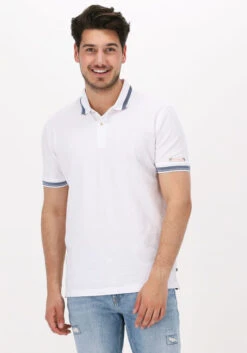 Weiße Scotch & Soda Polo-shirt Pique Polo With Tipping