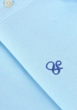 Hellblau Scotch & Soda Polo-shirt Classic Pique Polo In Organic Cotton -Selected Homme Verkäufe 217062 6
