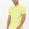 Gelbe Scotch & Soda Polo-shirt Classic Pique Polo In Organic Cotton