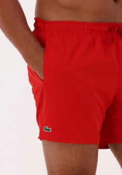 Rote Lacoste 1hm1 Men's Swimming Trunks 1121 -Selected Homme Verkäufe 217595 3