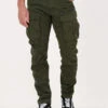 Grüne G-star Raw Cargohosen Rovic Zip 3d Regular Tapered