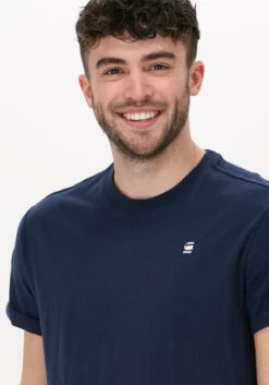 Dunkelblau G-star Raw T-shirt Lash R T S/s -Selected Homme Verkäufe 218545 3