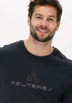 Dunkelblau Peuterey T-shirt Carpinus O -Selected Homme Verkäufe 219599 3
