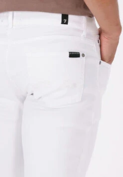 Weiße 7 For All Mankind Slim Fit Jeans Slimmy Tapered Stretch Tek Friday -Selected Homme Verkäufe 220519 3