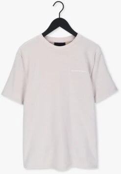 Beige Colourful Rebel T-shirt Structure Tee -Selected Homme Verkäufe 220690 5