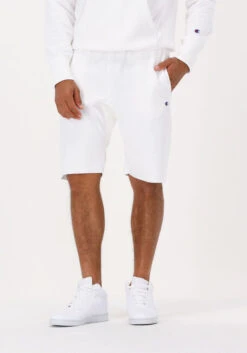 Weiße Champion Kurze Hose Bermuda