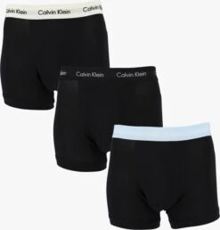 Schwarze Calvin Klein Underwear Boxershort 3-pack Trunks