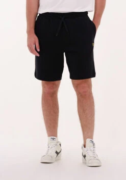 Schwarze Lyle & Scott Kurze Hose Sweatshort