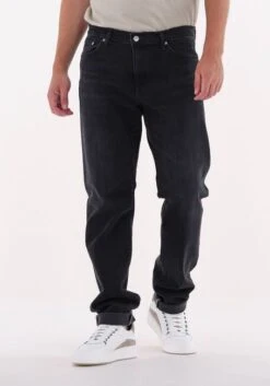 Schwarze Edwin Straight Leg Jeans Regular Tapered Kaihara