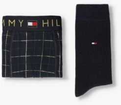 Dunkelblau Tommy Hilfiger Underwear Boxershort Trunk + Sock Set