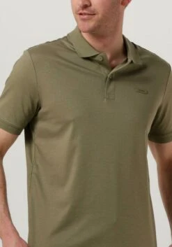 Khaki Calvin Klein Polo-shirt Smooth Cotton Slim Polo -Selected Homme Verkäufe 237361 3