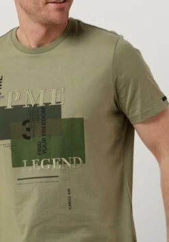 Olive Pme Legend T-shirt Short Sleeve R-neck Single Jersey Mercerised -Selected Homme Verkäufe 237606 3