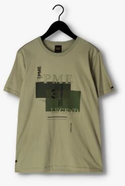 Olive Pme Legend T-shirt Short Sleeve R-neck Single Jersey Mercerised -Selected Homme Verkäufe 237606 5