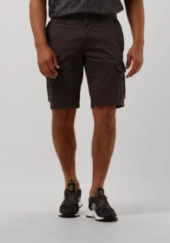 Dunkelgrau Pme Legend Kurze Hose Cargo Shorts Stretch Broken Twill