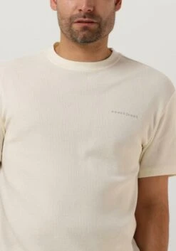 Nicht-gerade Weiss Anerkjendt T-shirt Akkikki S/s Waffle Tee -Selected Homme Verkäufe 237708 3