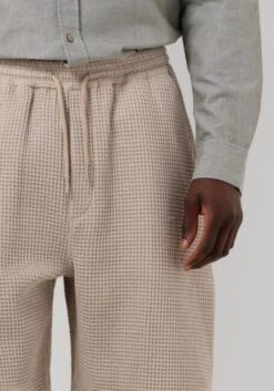 Beige Anerkjendt Kurze Hose Aklt Jakob Waffle Shorts -Selected Homme Verkäufe 237714 3