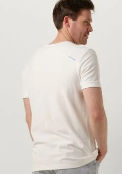 Weiße Cast Iron T-shirt Short Sleeve R-neck Regular Fit Cotton Twill -Selected Homme Verkäufe 237757 2