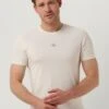 Nicht-gerade Weiss Calvin Klein T-shirt Micro Monologo Tee -Selected Homme Verkäufe 239754 1