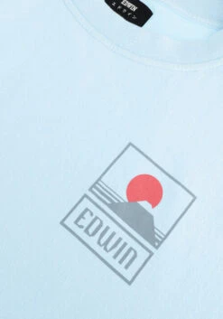Hellblau Edwin T-shirt Sunset On Mt Fuji Ts Single Jersey -Selected Homme Verkäufe 240135 6