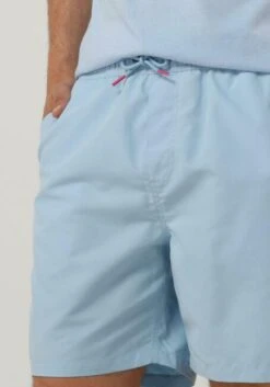 Hellblau Scotch & Soda Mid Length - Solid Swimshort -Selected Homme Verkäufe 241125 3