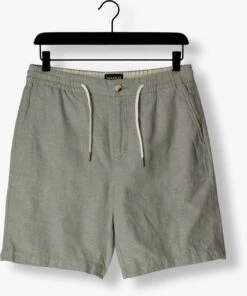 Dunkelgrün Scotch & Soda Kurze Hose Fave - Cotton/linen Twill Bermuda Short -Selected Homme Verkäufe 241129 5