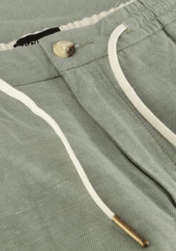 Dunkelgrün Scotch & Soda Kurze Hose Fave - Cotton/linen Twill Bermuda Short -Selected Homme Verkäufe 241129 6