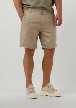 Beige Selected Homme Kurze Hose Slhcomfort-luton Flex Shorts