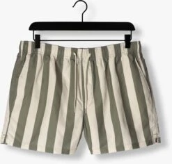 Olive Selected Homme Slhdane Aop Swimshorts W Vetiver Stripes -Selected Homme Verkäufe 242354 5