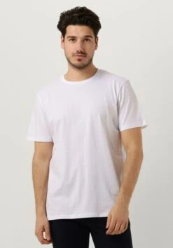 Weiße Selected Homme T-shirt Slhaspen Ss O-neck Tee