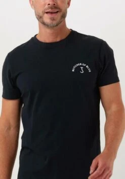 Blaue Butcher Of Blue T-shirt Classic Arch Tee -Selected Homme Verkäufe 243505 3