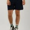 Dunkelblau Woodbird Kurze Hose Haiden Tech Shorts -Selected Homme Verkäufe 243853 1