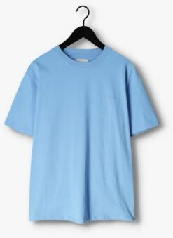 Hellblau Woodbird T-shirt Baine Base Tee -Selected Homme Verkäufe 243854 5