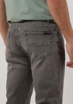 Graue 7 For All Mankind Slim Fit Jeans Slimmy Tapered Luxe Performance Eco Stone -Selected Homme Verkäufe 245248 3